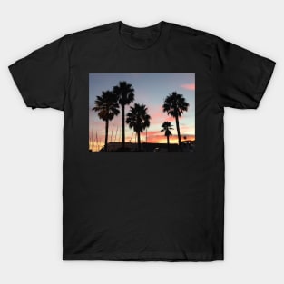 Sunset behind Palm Trees T-Shirt